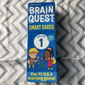 Brain Quest 1st Grade Smart Cards Revised 5th Edition (Brain Quest Smart) NEW